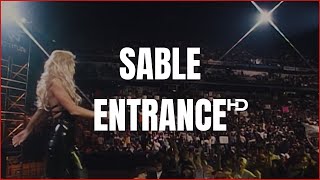 Sable Entrance 1998 on RAW WWF Attitude Remastered [upl. by Kinsman]