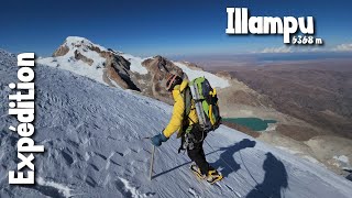 Alpinisme  Illampu  6368 m  Cordillère Royale Bolivie [upl. by Ttelrats]