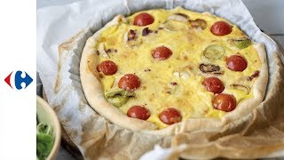 Quiche lorraine met kerstomaatjes [upl. by Cherish]