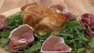 Grilled Smoked Mozzarella Prosciutto and Truffle Oil Recipe [upl. by Frear500]