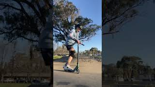 Feeble stall combo scooter scootertricks skatepark [upl. by Hillyer]