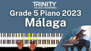 TRINITY Grade 5 Piano 2023  Málaga Fernandez [upl. by Anauj]