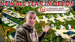 NEW OPEN ALL YEAR Caravan amp Motorhome Club Site Steamer Quay Totnes Devon [upl. by Halbeib]