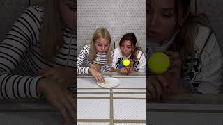 Choose big or small candy tennis ball challenge 😂 Whose ball is real shorts Best video by Hmelkofm [upl. by Maritsa472]