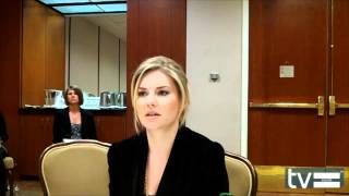 Elisha Cuthbert Happy Endings Season 2 Interview  March 2012 [upl. by Aneehsyt]