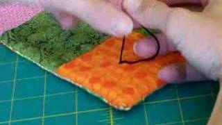 How to tie a surgeons knot for a quilt [upl. by Chrisy]