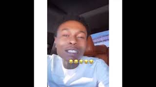 NBA Big B Diss King Von IG Live  NERD FOOTAGE [upl. by Anali]