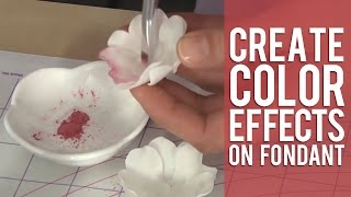 How to Use Pearl Dust amp Color Dust on Fondant [upl. by Dannie]