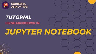 Using Markdown in Jupyter Notebook  Tutorial jupyternotebook python datascience trendingvideo [upl. by Lasorella]