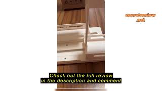 Review JUJIAJIA Multifunctional Doublelayer Rotating Kitchen Spice Jar Storage Rack Organizer [upl. by Burman]