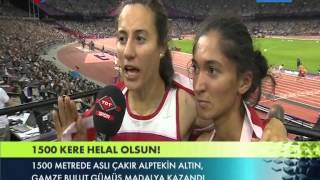 Aslı Çakır Alptekin ALTIN  Gamze Çakır GÜMÜŞ kızlarımızla röportaj [upl. by Eenafets]