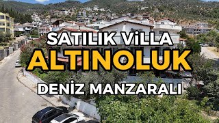 ALTINOLUK SATILIK VİLLA  MERKEZDE  DENİZ MANZARALI [upl. by Assylem684]