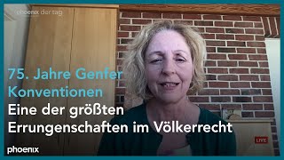 Prof Angelika Nußberger Rechtswissenschaftlerin zum 75 Jahrestag der Genfer Konventionen [upl. by Thirzi]