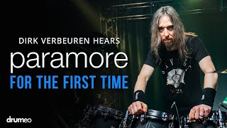 Megadeth Drummer Hears Paramore For The First Time [upl. by Ynnhoj]