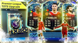 FIFA 22 20 x Guaranteed Premier League TOTS Upgrade Packs [upl. by Anerbas]