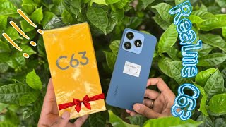 Realme C63  A TRUE BUDGET FRIENDLY  Unboxing amp Review [upl. by Diraf]