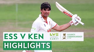 Alastair Cook Still Making Hundreds  Essex v Kent  LV County Championship 2022  Highlights [upl. by Erminie]