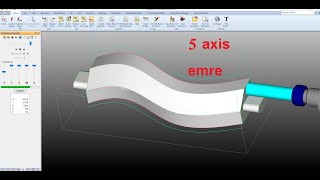 alphacam 5 axis bacci post emre [upl. by Ruomyes]