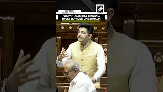 We pay taxes like England to get services like Somalia AAP MP Raghav Chadha on Union Budget 2024 [upl. by Radborne]