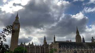 London Tour Big Ben Sound at Westminster Parliament 倫敦大笨鐘聲音 [upl. by Mctyre]