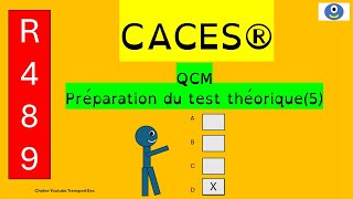 CACES®R489 QCM test 5 de notre série [upl. by Aihsile]