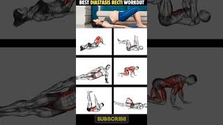 6 Best Diastasis Recti Workout Routine workout diastasisrectiexercises [upl. by Clough]