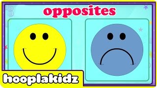 Preschool Activity  Learn Opposites  HooplaKidz [upl. by Savory]