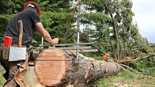 Amazing Chainsaw Mill  Granberg [upl. by Khichabia]