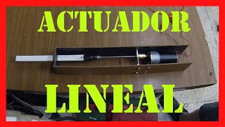 Actuador Lineal [upl. by Neellok430]