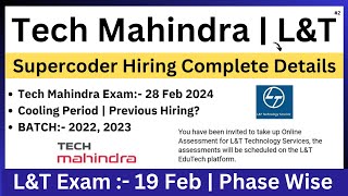 LampT Hiring Exam 19 Feb  Exam Pattern  Tech Mahindra Supercoder Hiring All Details  2022 2023 [upl. by Derdle338]