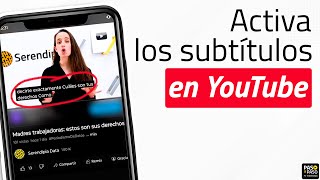 ¿Cómo poner subtítulos automáticos en español en YouTube Actívalos ASÍ [upl. by Anella]