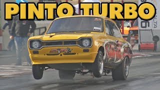 Pinto Turbo Mk1 Escort at Hal Far Raceway [upl. by Assiralk419]