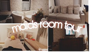 HOUSE MAID ROOM TOUR filipina maids in arab country saudi arabia [upl. by Eidur396]