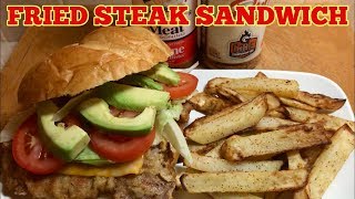 Chicken Fried Steak Sandwich  Tortas De Milanesa [upl. by Nraa]