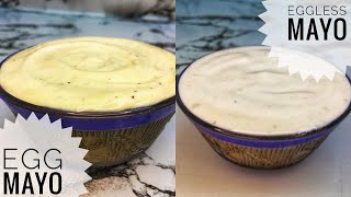 Mayonnaise recipe  Egg Mayonnaise recipe  Eggless Mayonnaise  Garlic Mayonnaise  Paradise Feast [upl. by Yatnahc284]