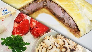 Filetto in crosta con funghi  Filetto di manzo  🍖  ricetta facile e veloce per principianti [upl. by Primrosa]