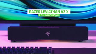 Razer Leviathan V2 X  Compact PC Gaming Soundbar [upl. by Anivol]