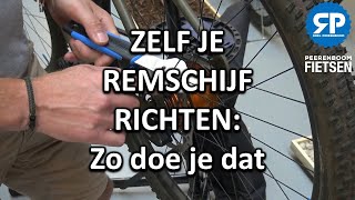 ZELF JE REMSCHIJF RICHTEN Zo doe je dat [upl. by Helman]