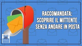 Raccomandata scoprire il mittente senza andare in posta [upl. by Adehsor892]