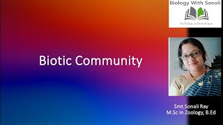 Biotic Community opscpgt ssbpgt biologywithsonali bioticcommunity zoology [upl. by Chew]