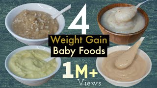 4 Baby foods Weightgain Food For 612 month Babies  Potato Egg Puree Dates Nuts AppleBanana [upl. by Ataymik904]