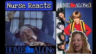 Nurse reacts to home alone 3 injuryes [upl. by Guyon144]