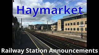 Haymarket Railway Station Announcements [upl. by Pius]