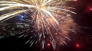 GoPro Fireworks From A Drone [upl. by Tlok]