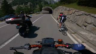 KTM 890 Duke R  Grimselpass  RAW [upl. by Suehtomit]