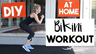 Quick amp Easy At Home Workout  10 Min Bikini Workout [upl. by Desirea]