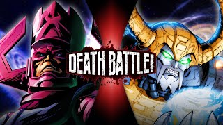 Galactus VS Unicron Marvel Comics VS Transformers  DEATH BATTLE [upl. by Blaine]