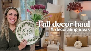 FALL DECOR HAUL 2024  FALL HOME DECORATING IDEAS amp going through my fall decor [upl. by Osner]