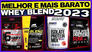 🥇MELHOR WHEY BLEND 2023 marcas nacionais TOP10 MELHORES MARCAS DE BLEND DE PROTEÍNAS [upl. by Bahner223]