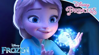 Frozen  Anna and Elsa Play in the Snow  Disney Princess  Disney Junior Arabia [upl. by Lhamaj390]